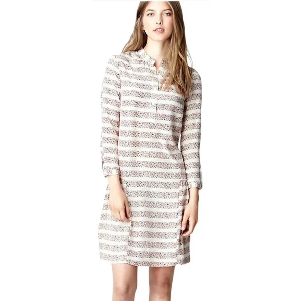 Steven Alan Silk Dress Size 2 Drop Waist Old Money Capsule Wardrobe Quiet Luxury